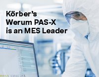 Körber’s Werum PAS-X is an MES Leader in Gartner report!